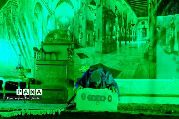 اجرای نمایش مذهبی اسیران عشق در شهرستان پیشوا