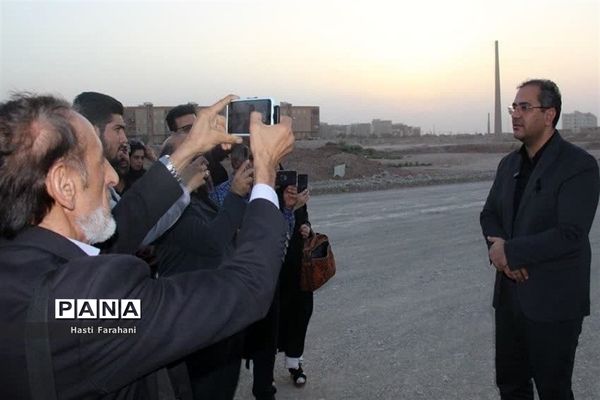 بازدید خبرنگاران دشت ورامین از پروژه‌های شهرستان‌قرچک