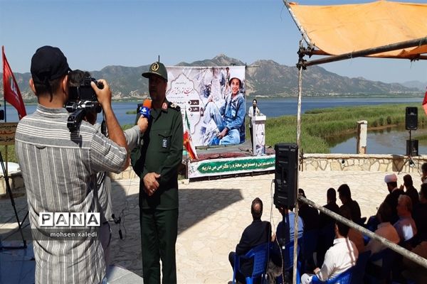 آیین افتتاحیه اردوهای راهیان نور دانش‌آموزی مناطق عملیاتی غرب و شمال غرب کشور