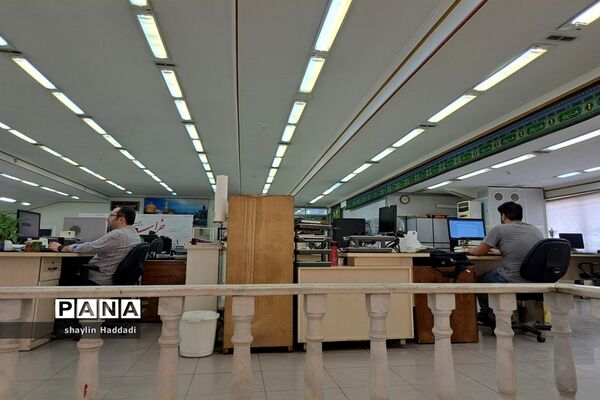 ‌حضور خبرنگاران پانا استان خراسان رضوی در دفتر روزنامه خراسان