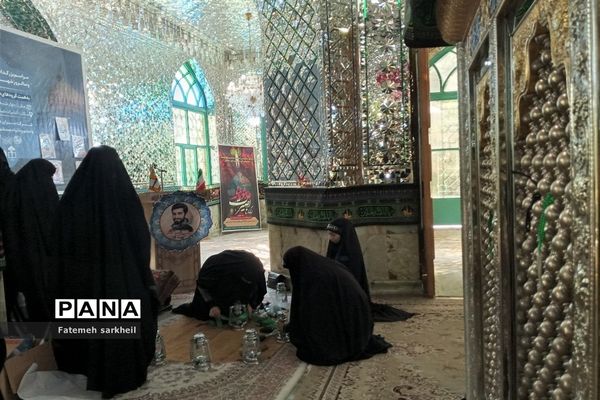 مراسم بزرگداشت شهدای مدافع حرم در شهرستان رباط‌کریم