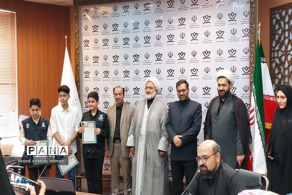 مراسم تقدیر از دانش‌آموز خبرنگاران پانا ناحیه ۲