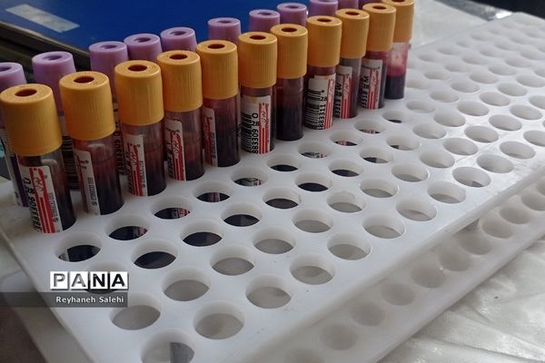 اهدای خون در مسجد جامع اورین واقع در بهارستان ۲