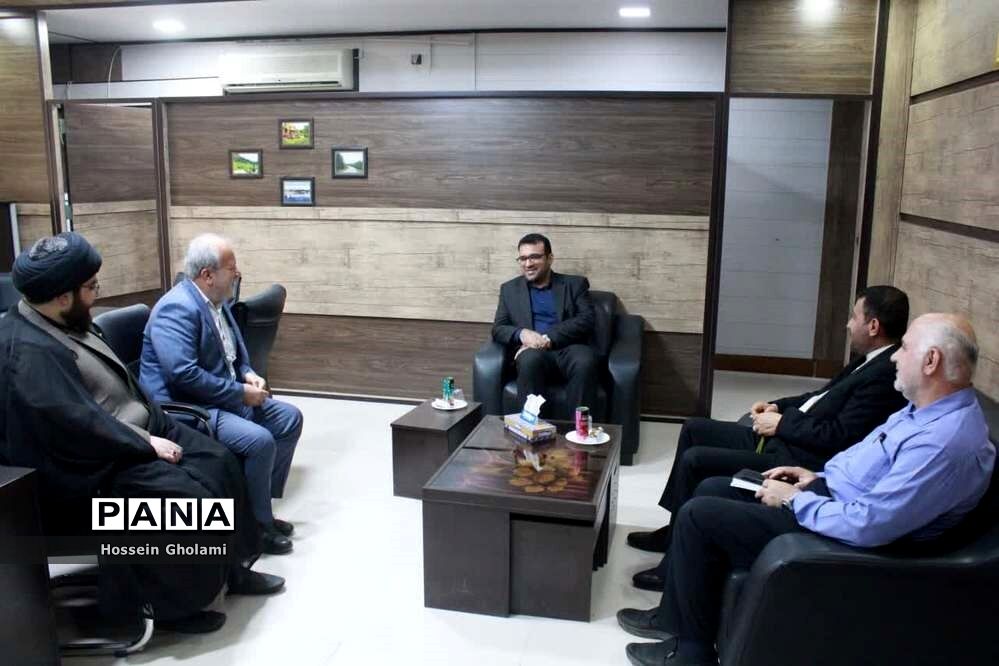 دیدار معاون سیاسی، امنیتی استانداری بوشهر با رئیس دانشگاه فرهنگیان استان بوشهر