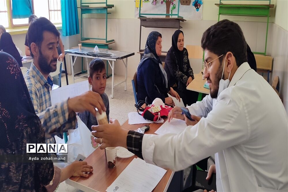 اردوی جهادی پزشکی در انجم‌آباد شهرستان رباط کریم