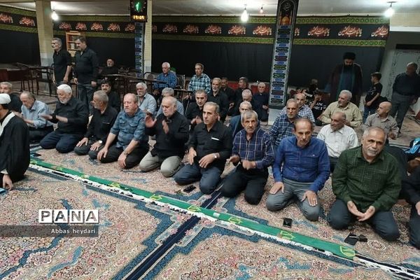 مراسم عزاداری دهه سوم‌محرم در مسجد حضرت رسول(ص) روستای وسکاره رودهن