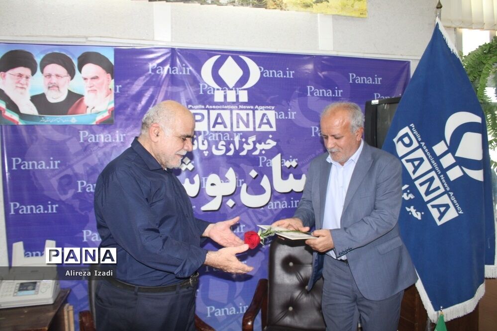 بازدید رئیس دانشگاه فرهنگیان استان بوشهراز سازمان دانش‌آموزی و خبرگزاری پانا استان بوشهر