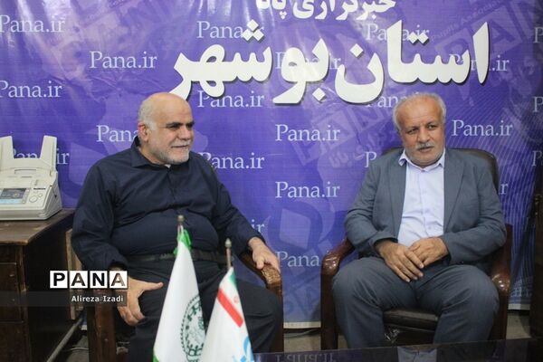 بازدید رئیس دانشگاه فرهنگیان استان بوشهراز سازمان دانش‌آموزی و خبرگزاری پانا استان بوشهر