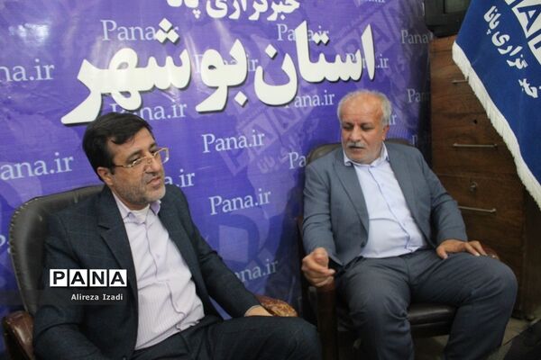 بازدید رئیس دانشگاه فرهنگیان استان بوشهراز سازمان دانش‌آموزی و خبرگزاری پانا استان بوشهر