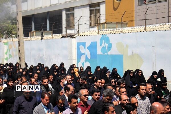 تشییع و تدفین  شهید گمنام دانش‌آموز در اداره کل آموزش و پرورش شهرستان‌های استان‌تهران