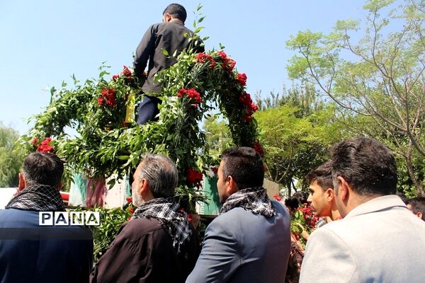 تشییع و تدفین  شهید گمنام دانش‌آموز در اداره کل آموزش و پرورش شهرستان‌های استان‌تهران