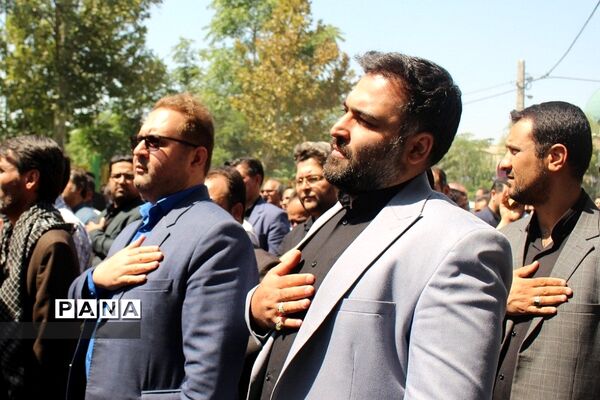 تشییع و تدفین  شهید گمنام دانش‌آموز در اداره کل آموزش و پرورش شهرستان‌های استان‌تهران