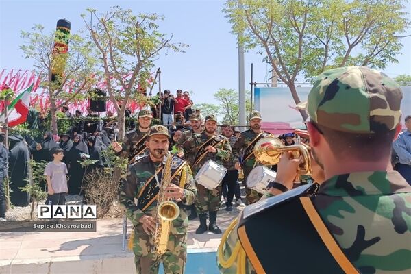 تشییع پیکر شهید گمنام در پاکدشت