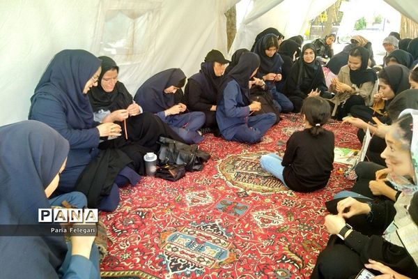 حضور دانش‌آموزان شهرستان قرچک در اردوی مثبت هشتادیا واقع در اردوگاه شهدای مظفر پاکدشت