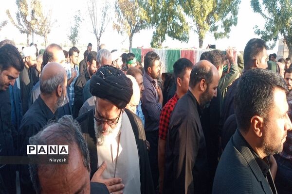 مراسم تشییع شهید گمنام درجوادآباد