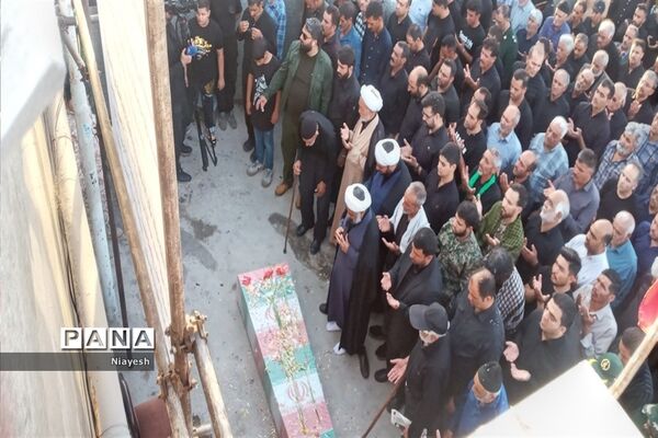 مراسم تشییع شهید گمنام درجوادآباد