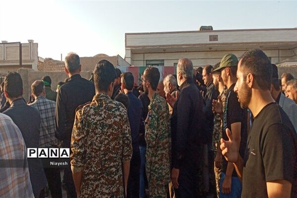 مراسم تشییع شهید گمنام درجوادآباد