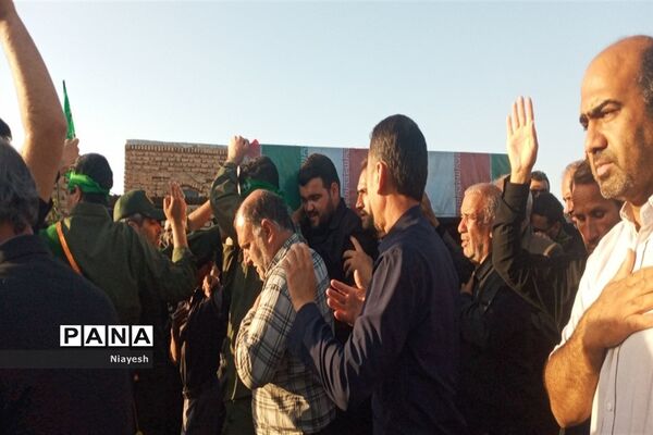 مراسم تشییع شهید گمنام درجوادآباد