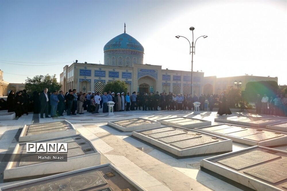 مراسم گرامیداشت شهدای تخریب در کاشمر