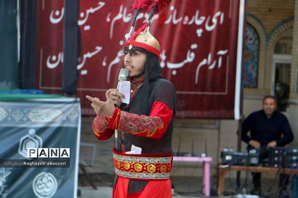 اجرای مراسم تعزیه‌خوانی در آستان مقدس امامزاده بی‌بی‌سکینه صفادشت