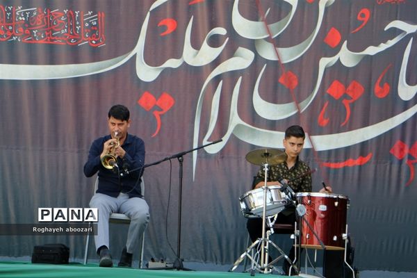 اجرای مراسم تعزیه‌خوانی در آستان مقدس امامزاده بی‌بی‌سکینه صفادشت