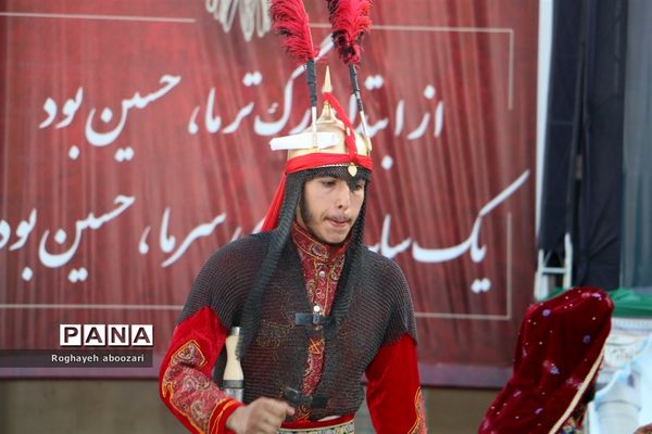 اجرای مراسم تعزیه‌خوانی در آستان مقدس امامزاده بی‌بی‌سکینه صفادشت