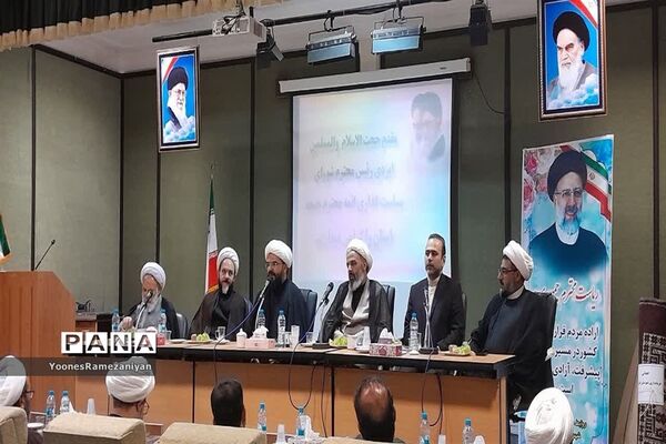 مراسم معارفه امام جمعه خلیل‌آباد در جلسه شورای اداری شهرستان