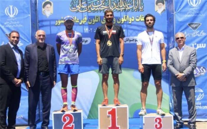 مدال‌های رنگارنگ بر‌ گردن قهرمانان ترای اتلون کشور