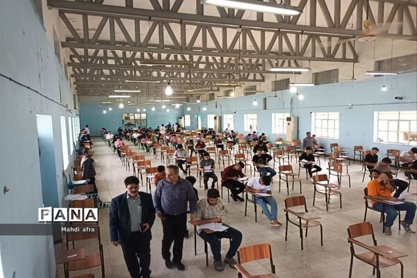 بازدید از حوزه‌های محل برگزاری امتحانات نهایی پایه دوازدهم شهرستان بهبهان