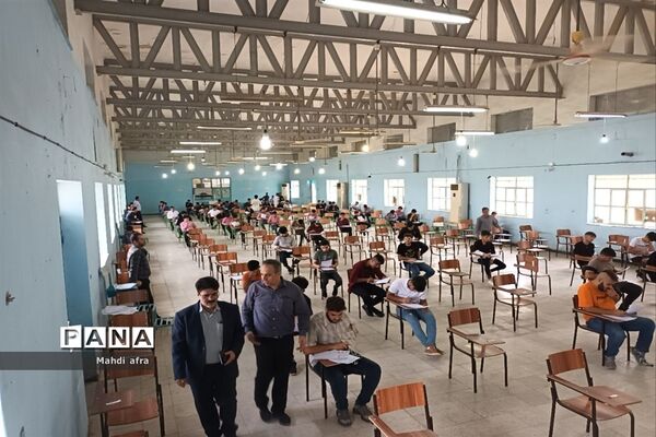 بازدید از حوزه‌های محل برگزاری امتحانات نهایی پایه دوازدهم شهرستان بهبهان