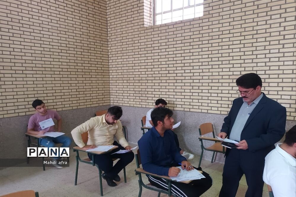 بازدید از حوزه‌های محل برگزاری امتحانات نهایی پایه دوازدهم شهرستان بهبهان