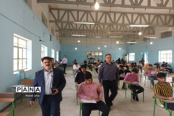 بازدید از حوزه‌های محل برگزاری امتحانات نهایی پایه دوازدهم شهرستان بهبهان