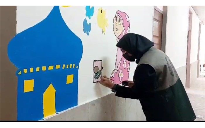 رنگ‌آمیزی و مرمت مدارس کم‌ برخوردار/فیلم