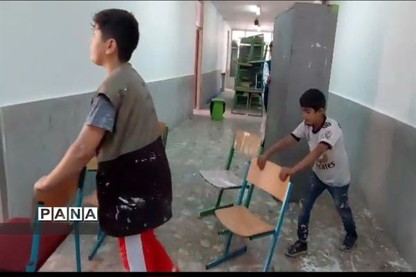 حضور فعال دانش‌آموزان کودک و نوجوان در گروه‌های جهادی