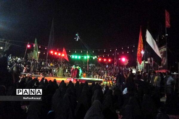 برگزاری مراسم تعزیه‌خوانی در ریوش