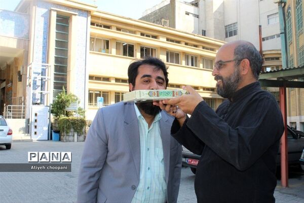 آیین بدرقه دانش‌آموزان پسر منتخب شهر تهران به مرحله نهایی مسابقات قرآن، عترت و نماز