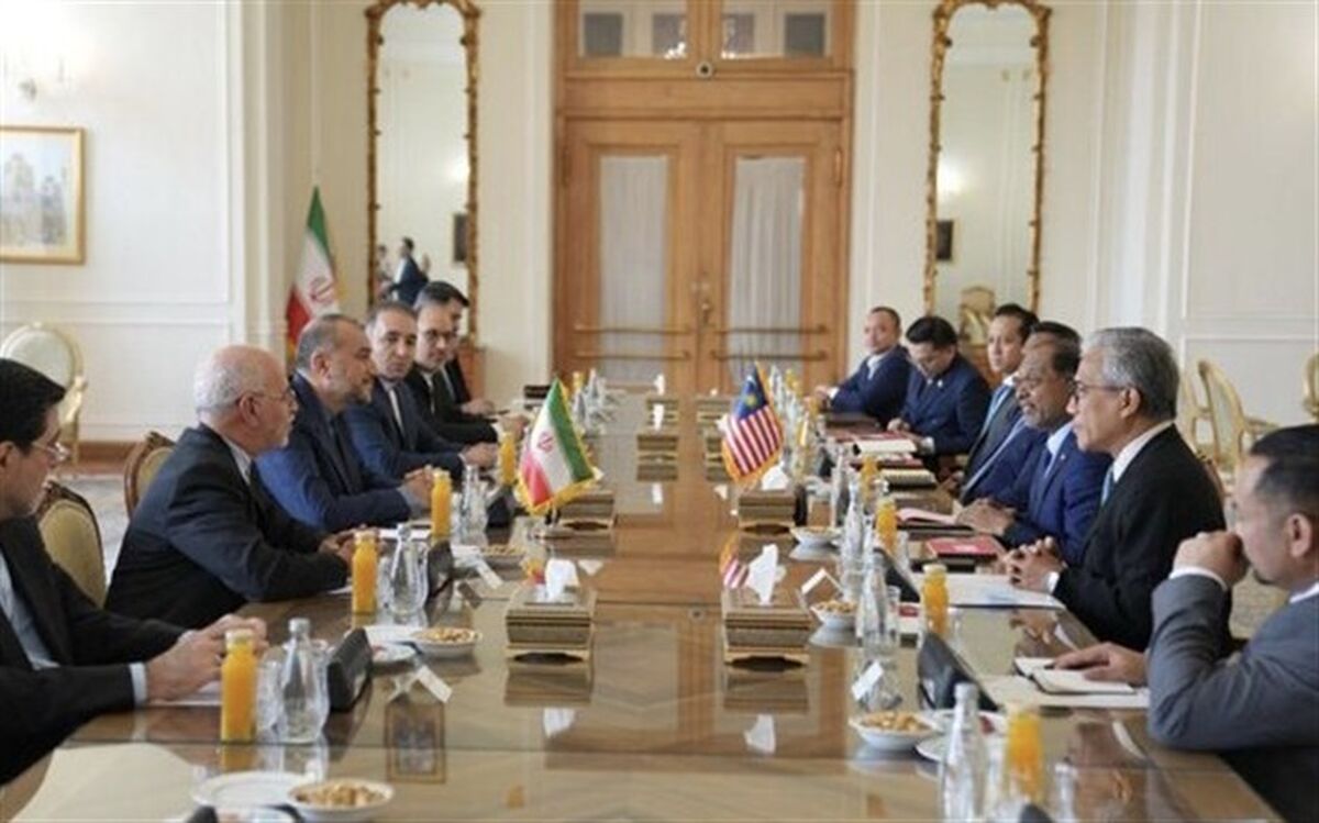 برگزاری مذاکرات وزرای خارجه ایران و مالزی در تهران
