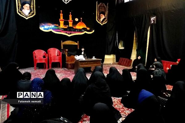 مراسم عزاداری شهادت حضرت‌رقیه (س) در پایگاه بسیج  ام‌ابیها ملارد