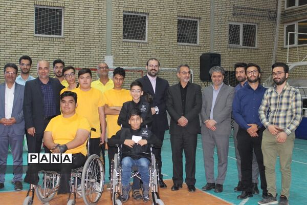 آیین افتتاح بیست و سومین دوره مسابقات ورزشی دانش‌آموزان با آسیب بینایی و جسمی حرکتی کشور