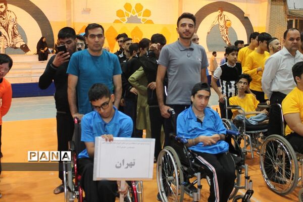آیین افتتاح بیست و سومین دوره مسابقات ورزشی دانش‌آموزان با آسیب بینایی و جسمی حرکتی کشور