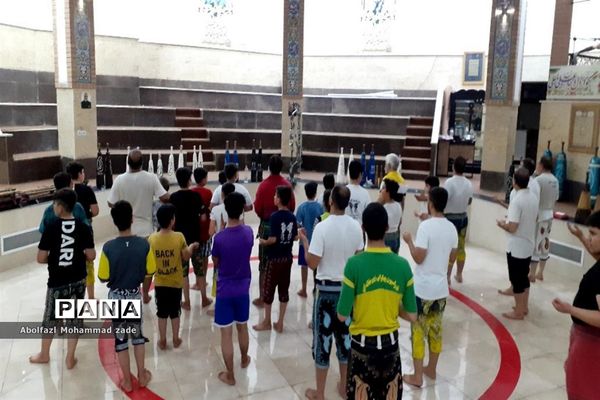 ورزش زورخانه‌ای دانش‌آموزان ناحیه یک  بهارستان