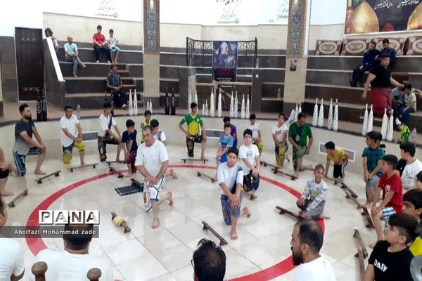 ورزش زورخانه‌ای دانش‌آموزان ناحیه یک  بهارستان