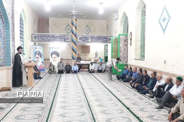 افتتاح نمازخانه مجتمع خیری فرهنگی آموزشی حضرت قاسم(ع) زارچ  به‌مناسبت روز مسجد