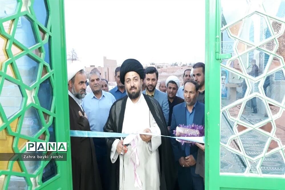 افتتاح نمازخانه مجتمع خیری فرهنگی آموزشی حضرت قاسم(ع) زارچ  به‌مناسبت روز مسجد