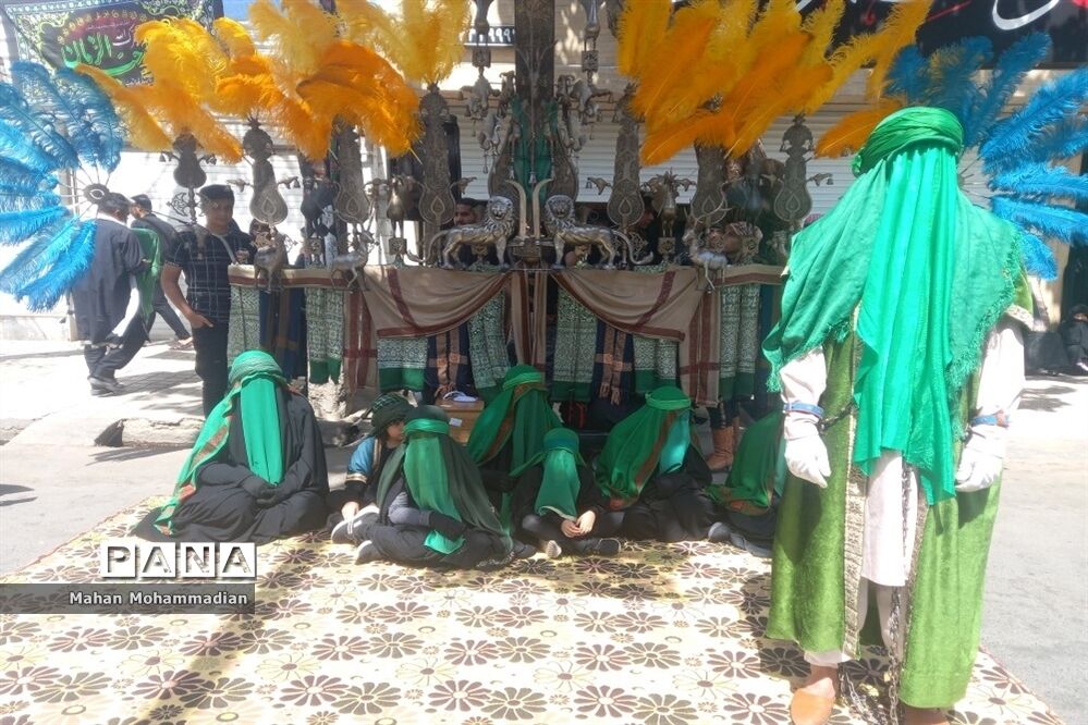 مراسم تعزیه خوانی به‌مناسبت شهادت حضرت رقیه (س)