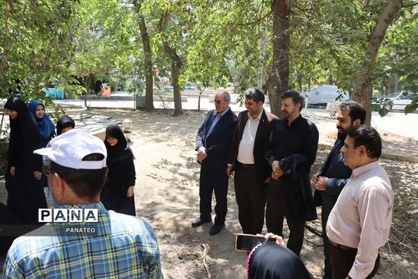 بازدید معاون پرورشی و فرهنگی وزارت آموزش و پرورش از اردوی استانی مثبت هشتادیا
