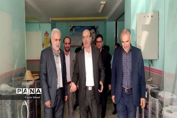 بازدید مدیرکل آموزش و پرورش مازندران  از اماکن آموزشی شهرستان عباس‌آباد