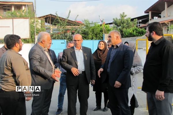 بازدید مدیرکل آموزش و پرورش مازندران  از اماکن آموزشی شهرستان عباس‌آباد
