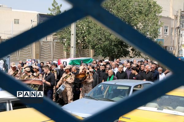 مراسم تشییع پیکر ابوالشهیدین «برجعلی زاده» در قم