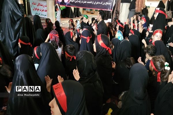 اجتماع دختران حسینی شهرستان گلپایگان به‌مناسبت سالروز شهادت حضرت رقیه(س)